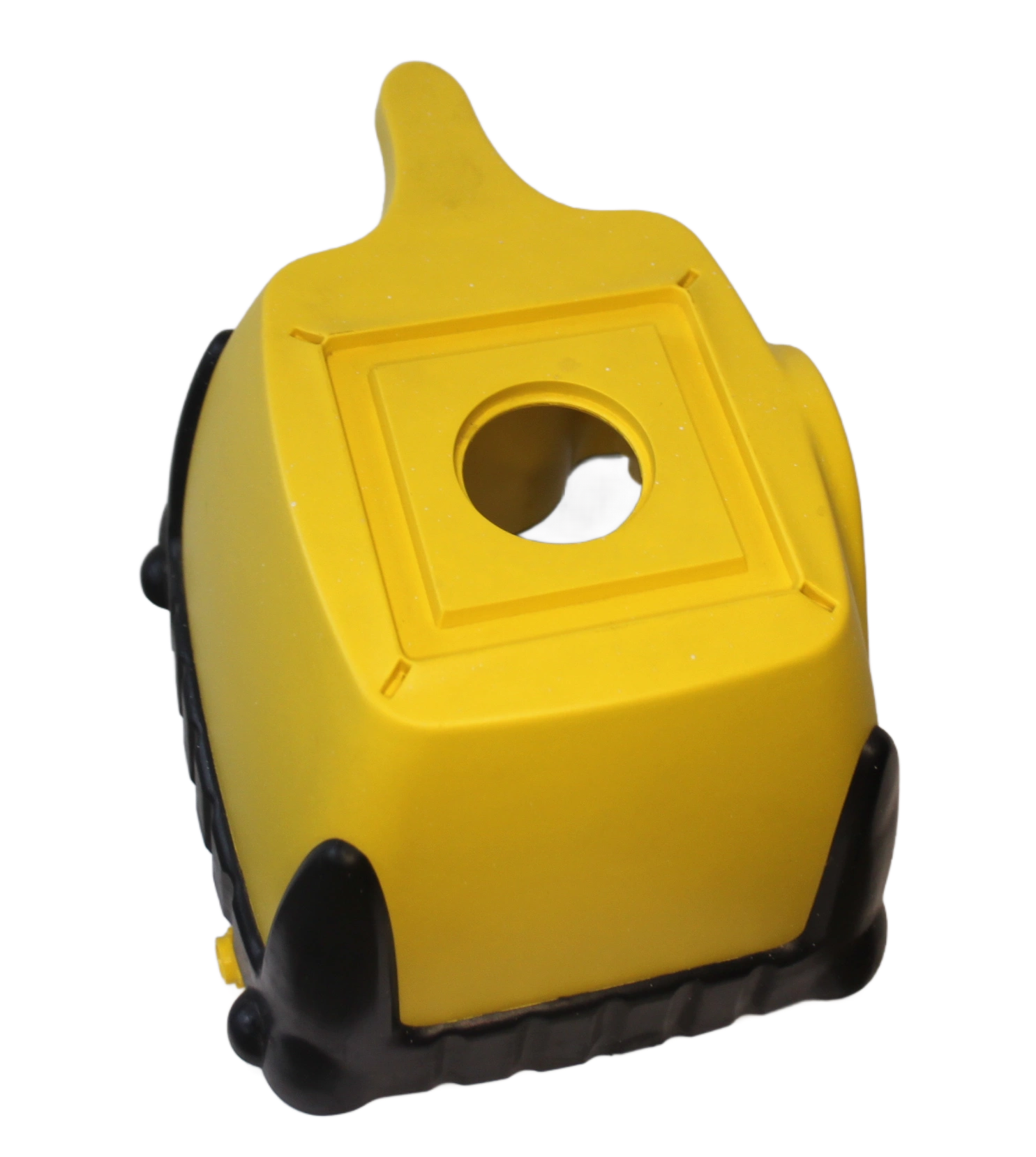 A highly complex double overmolded casing.