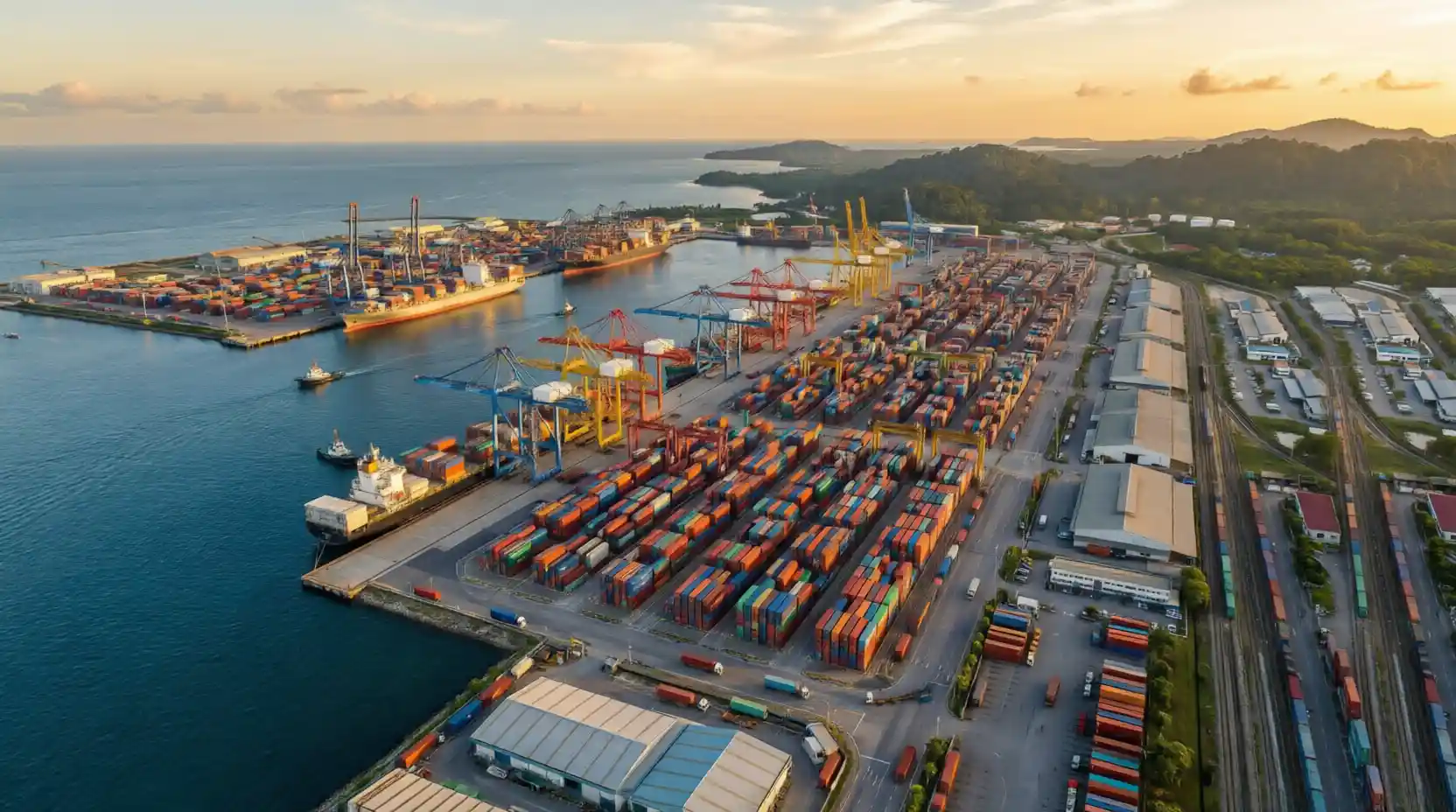 Shipping port in Malaysia for export of injection molded products